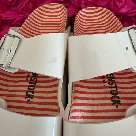 Birkenstock Arizona Patent birko-flor sandals - Picture 6 of 9